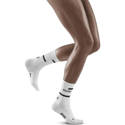 CEP Bežecké ponožky The Run Mid Cut Socks women white