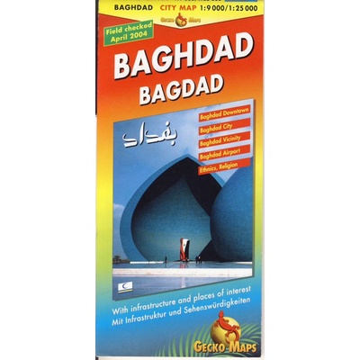plán Baghdad 1:9 t.-1:25 t. Gecko map