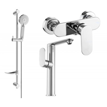 Mexen Milo DF40 комплект за душ, хром - 713154DF40-00 (713154DF40-00)