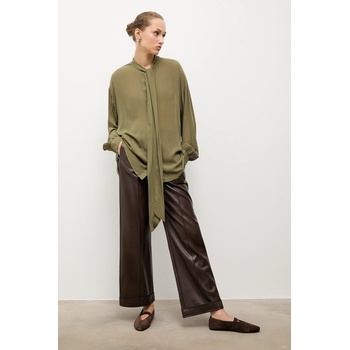 Answear. LAB Велурени балеринки Answear. LAB в кафяво (3502-06)