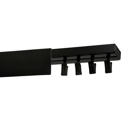 Rolmeister Stropní kolejnička s krytem 5 cm Černá Jednodrážková 250 cm