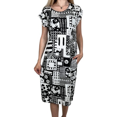 Fashion dámske šaty Sandra čierne
