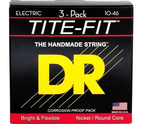DR Strings MT-10 Tite Fit 3-Pack