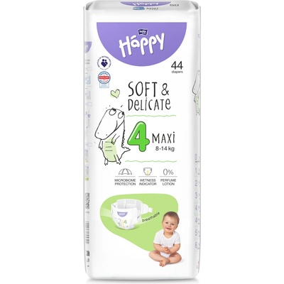 Bella Happy Soft & Delicate 4 8-14 kg 44 ks