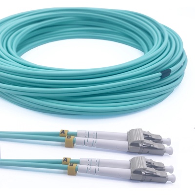 Conneu Оптичен пач кабел, LC-LC мулти мод OM3 дуплекс, 3мм, 10м (CNFJ-LCLCOM3DAQ3mm-10)