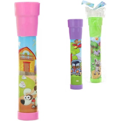 Kaleidoskop se zvířátky 20cm dětský krasohled různé druhy plast