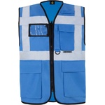 Korntex hi-vis kxmf berlin / Светлоотразителна многофункционална жилетка - синя m (76kxmf02302)