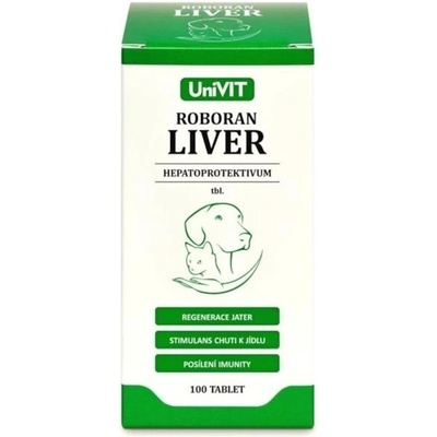 Univit Roboran Liver pro psy a kočky 100 tbl