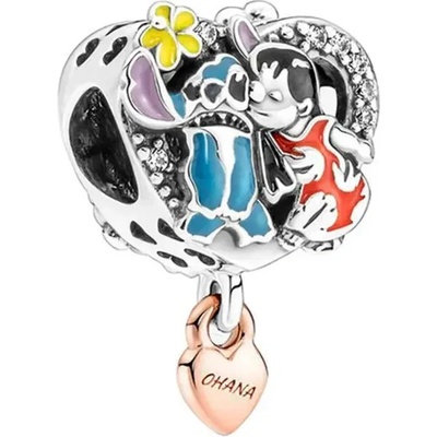 P&J Jewellery Stříbrný přívěsek Lilo & Stitch SB161
