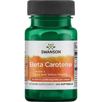 Image 1 of Swanson Beta-Carotene 10 000 IU [250 Гел капсули]