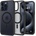 Spigen Magsafe Противоударен Калъф за iPhone 15 Pro Max, Spigen Ultra Hybrid Case, Черен (ACS06581)