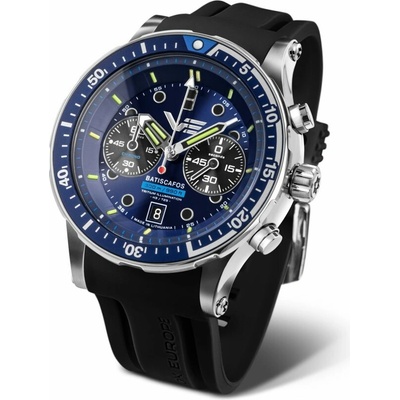 Vostok Europe 6S21/511A772 Černý silikonový řemínek