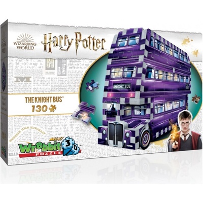 Wrebbit 3D puzzle Harry Potter: Záchranný autobus 130 ks (mini)