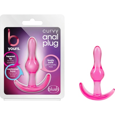 Blush Novelties B Yours - анален плъг (розов)