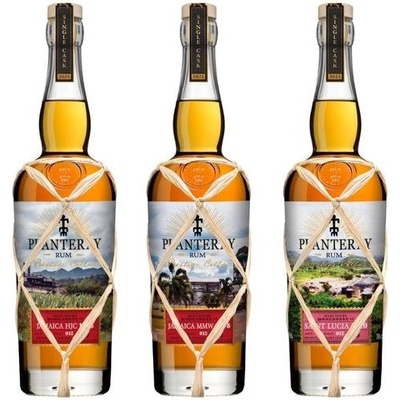 Planteray Single Cask Prestige Cellar Jamaica HJC 1996 58,7% 0,7 l a Jamaica MMW 1998 54,1% 0,7l + Saint Lucia 2010 52,9% 0,7 l (set)