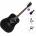 Cort AD810E Standard SET Black Satin Електро-акустична китара Дреднаут