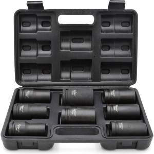 GEKO Комплект от 8 ковани ударни вложки 3/4" 17-32 мм 13884 (g10516)