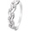 Silenti Jewelry Сребърен пръстен "Венец" - 6 - 52мм (16.6мм диам. )
