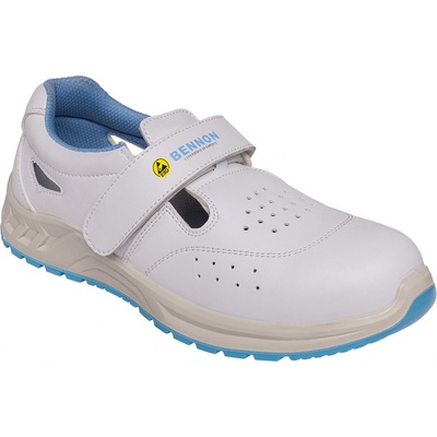 BENNON WHITE S1 ESD sandál bílý
