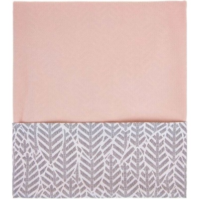 Womar Detská deka Velvet sivo lososová