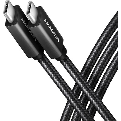 Axagon BUCM32-CM10AB SPEED+ USB-C USB-C, USB 3.2 Gen 2, PD 100W 5A, 4k HD, ALU, oplet, 1m