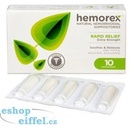 Hemorex přírodní čípky na hemoroidy 10 ks