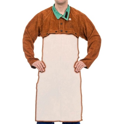 WELDAS Odepínací svářečská zástěra Lava Brown