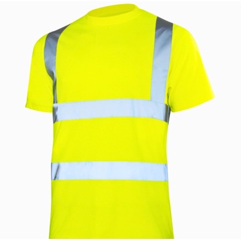 Светлоотразителна работна тениска - жълта, 175 g/m2, EN ISO 13688 (610990-2)