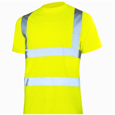 Светлоотразителна работна тениска - жълта, 175 g/m2, EN ISO 13688 (610990-2)