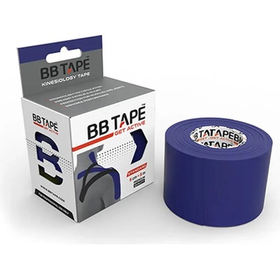 BB Tape kineziologický tejp tmavomodrá 5 cm x 5 m