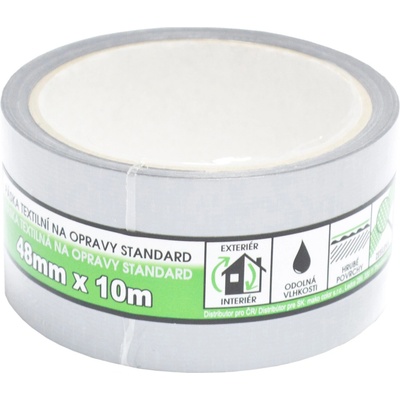 Mako Standard Textilná páska na opravy 48 mm x 10 m strieborná