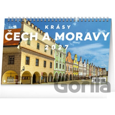 Krásy Čech a Moravy stolní 2027