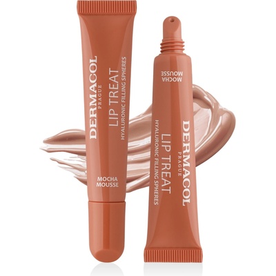 Dermacol hydratačný lesk na pery 08 mocha mousse 10 ml