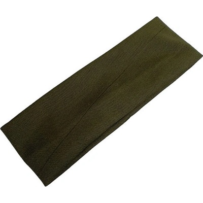 Látková elastická čelenka - khaki - 6,5cm – Zboží Dáma