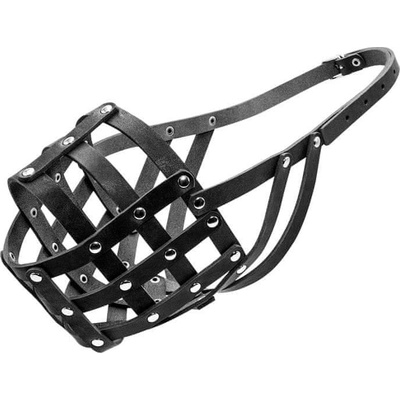 COLLAR Kožený náhubok pre psa kaukazský ovčiak