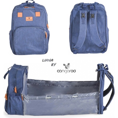 Cangaroo Чанта - легло 2в1 Liana деним (109343)