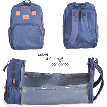 Cangaroo Чанта - легло 2в1 Liana деним (109343)