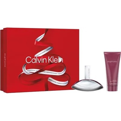 Calvin Klein Euphoria Woman Подаръчен комплект, Парфюмна вода 50ml + Мляко за тяло 100ml, Жени