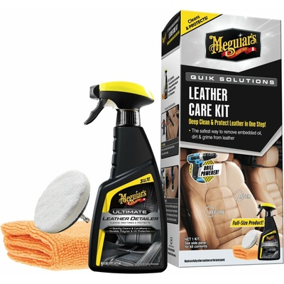 Meguiar's Quik Solutions Leather Care Kit