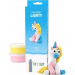 TM Toys Hey Clay: Фигура на еднорог Лайти (HCL30136CEE)
