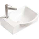 Mexen Mista 40x28 cm right white (22174000R)