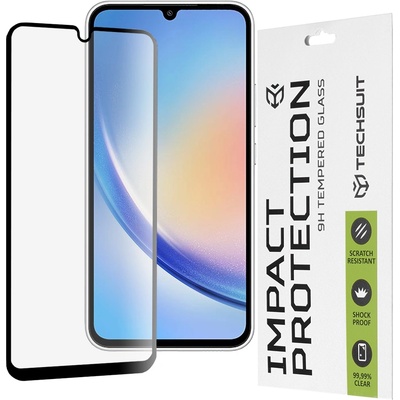 Techsuit Протектор за Samsung Galaxy A34 5G - 111D Full Cover / Full Glue Glass - Черен