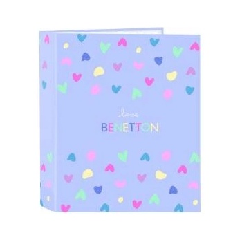 Benetton Папка с пръстени Benetton Lila Люляк A4 27 x 33 x 6 cm