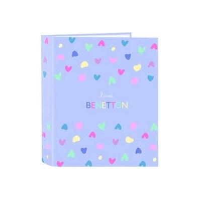 Benetton Папка с пръстени Benetton Lila Люляк A4 27 x 33 x 6 cm