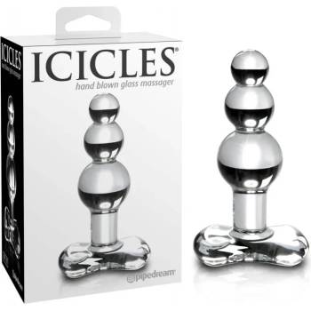 Image 1 of Стъклен разширител, 3 стимулиращи сфери, 10, 7см. - Icicles №47 (PIPE294700)