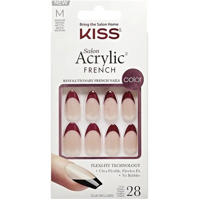 KISS Umělé nehty Salon Acrylic French