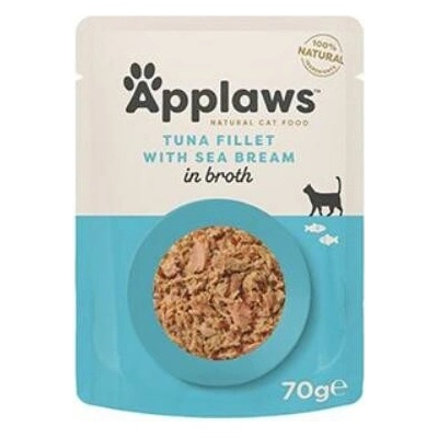 Applaws cat s tuniakom a pražmou vo vývare 70 g