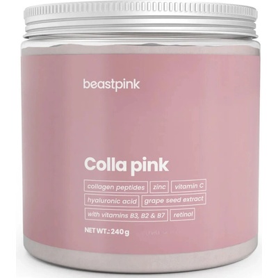 GymBeam Colla Pink jahodová limonáda 240 g