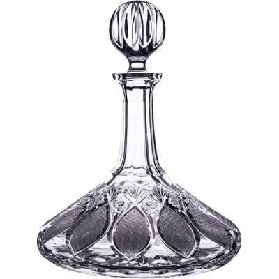 Bohemia Crystal broušená karafa na likér, rum, whisky - Brus Paříž 1000ml