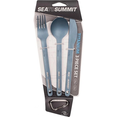 SEA TO SUMMIT Titanium Cutlery Set 3 ks – Zboží Mobilmania